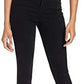 Calça jeans skinny com bolso brilhante e ajuste curvilíneo feminino Style &amp; Co, preta, tamanho 6