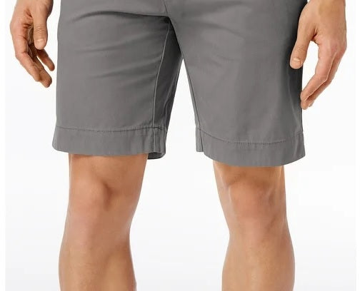 Shorts Tommy Hilfiger Th Flex Stretch 9 Masculino Cinza Tamanho 35