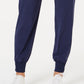 Calça de moletom feminina Ideology em tecido reciclado, azul, tamanho grande