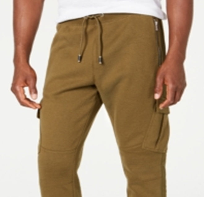 Calça jogger masculina confortável e confortável da INC International Concepts, verde, tamanho extragrande