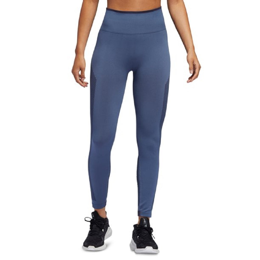 Calça Legging Adidas Believe This Primeknit Flow Feminina Azul Tamanho XS