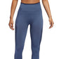 Calça Legging Adidas Believe This Primeknit Flow Feminina Azul Tamanho XS