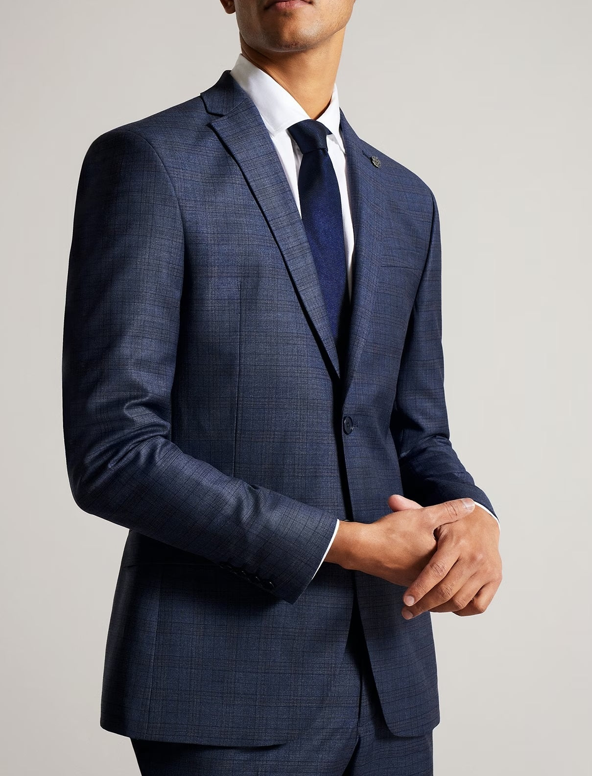 Ralph Lauren Terno Masculino Separado Longo Casaco Esportivo Azul Tamanho 46