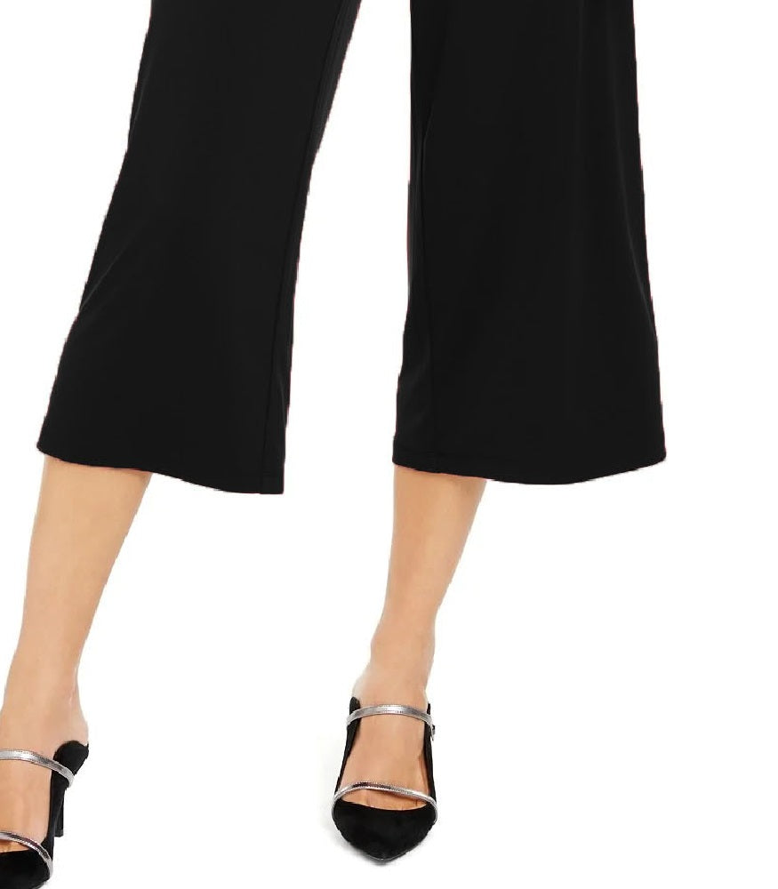 Calça culotte Alfani feminina D Ring preta tamanho P