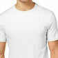 Camiseta de algodão com gola redonda masculina Club Room Performance, branca, tamanho pequeno