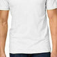 Camiseta de algodão com gola redonda masculina Club Room Performance, branca, tamanho pequeno