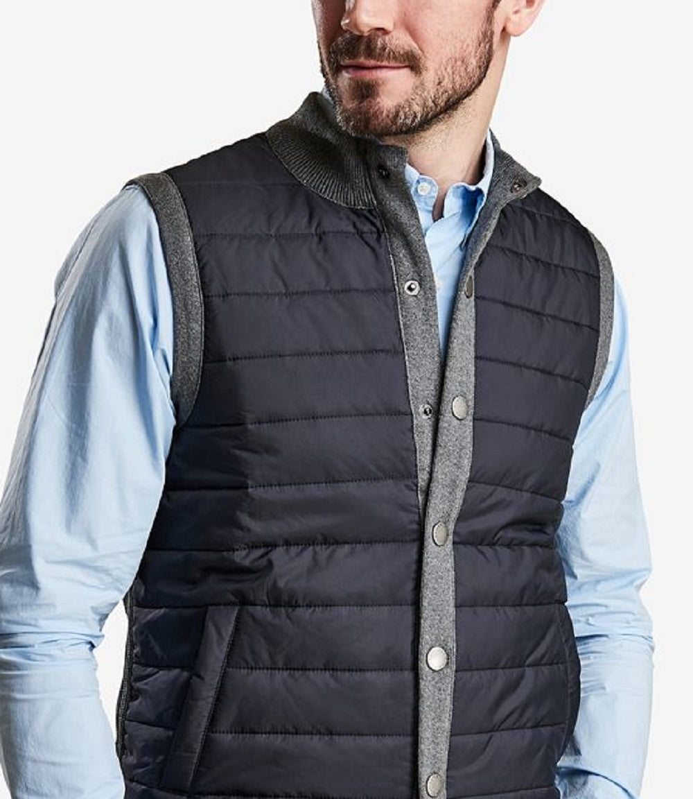 Colete Barbour Essential Masculino Tailored Fit Mix Media Cinza Tamanho Pequeno