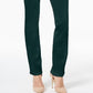 Calça jeans feminina Lexington reta, verde, tamanho 14 S, da Charter Club
