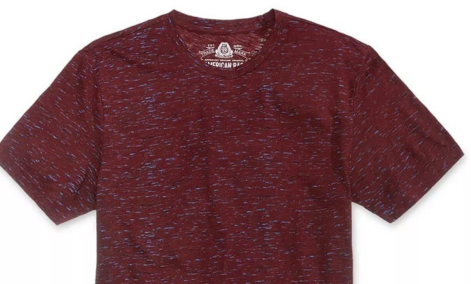 Camiseta texturizada masculina American Rag, roxa, tamanho XX-G