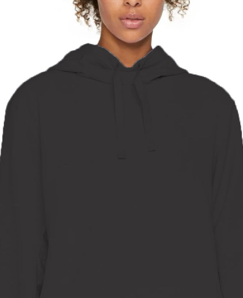 Moletom Nike Dri Fit Fleece para treino feminino, preto, tamanho grande