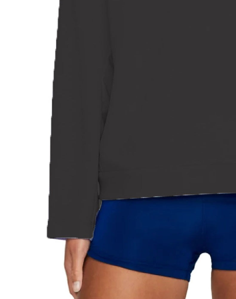 Moletom Nike Dri Fit Fleece para treino feminino, preto, tamanho grande