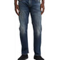 Calça jeans masculina Eddie Relaxed Tapered Fit Stretch, da Silver Jeans Co., azul, tamanho 32x34