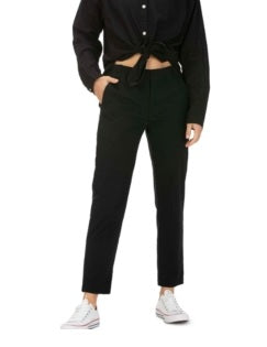 Camisa Hurley Junior's Cotton Tie Front Preta Tamanho X-S