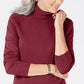 Karen Scott Suéter Feminino Gola Alta Vermelho Tamanho P