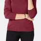 Karen Scott Suéter Feminino Gola Alta Vermelho Tamanho P
