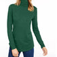 Blusa de gola alta feminina Maison Jules, verde, tamanho grande