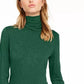 Blusa de gola alta feminina Maison Jules, verde, tamanho grande