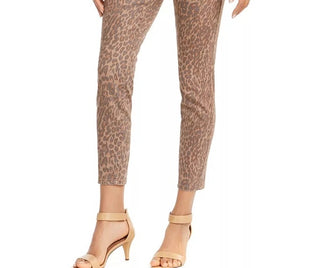 Calça jeans skinny estampada feminina Style &amp; Co Curvy Fit, bege, tamanho 12