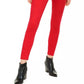 Calça jeans skinny feminina Kendall + Kylie, cintura alta, vermelha, tamanho 26