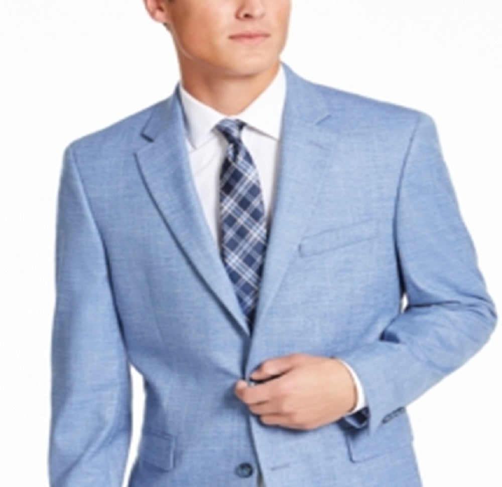 Tommy Hilfiger Jaqueta Esportiva Masculina Modern Fit Thflex Stretch Azul Tamanho 42