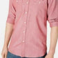 Camisa masculina American Rag Micro Herringbone rosa tamanho grande