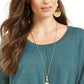 Suéter feminino com amarração frontal estilo &amp; co, verde, tamanho extragrande