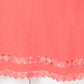 Camiseta feminina Charter Club de algodão com acabamento circular, vermelha, tamanho pequeno