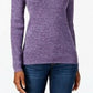 Karen Scott Suéter Feminino com Tachas e Gola Falsa Roxo - Tamanho P