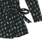 Blusa feminina Anne Klein estampada com manga 3/4 para usar no trabalho, cinza, tamanho XX-S