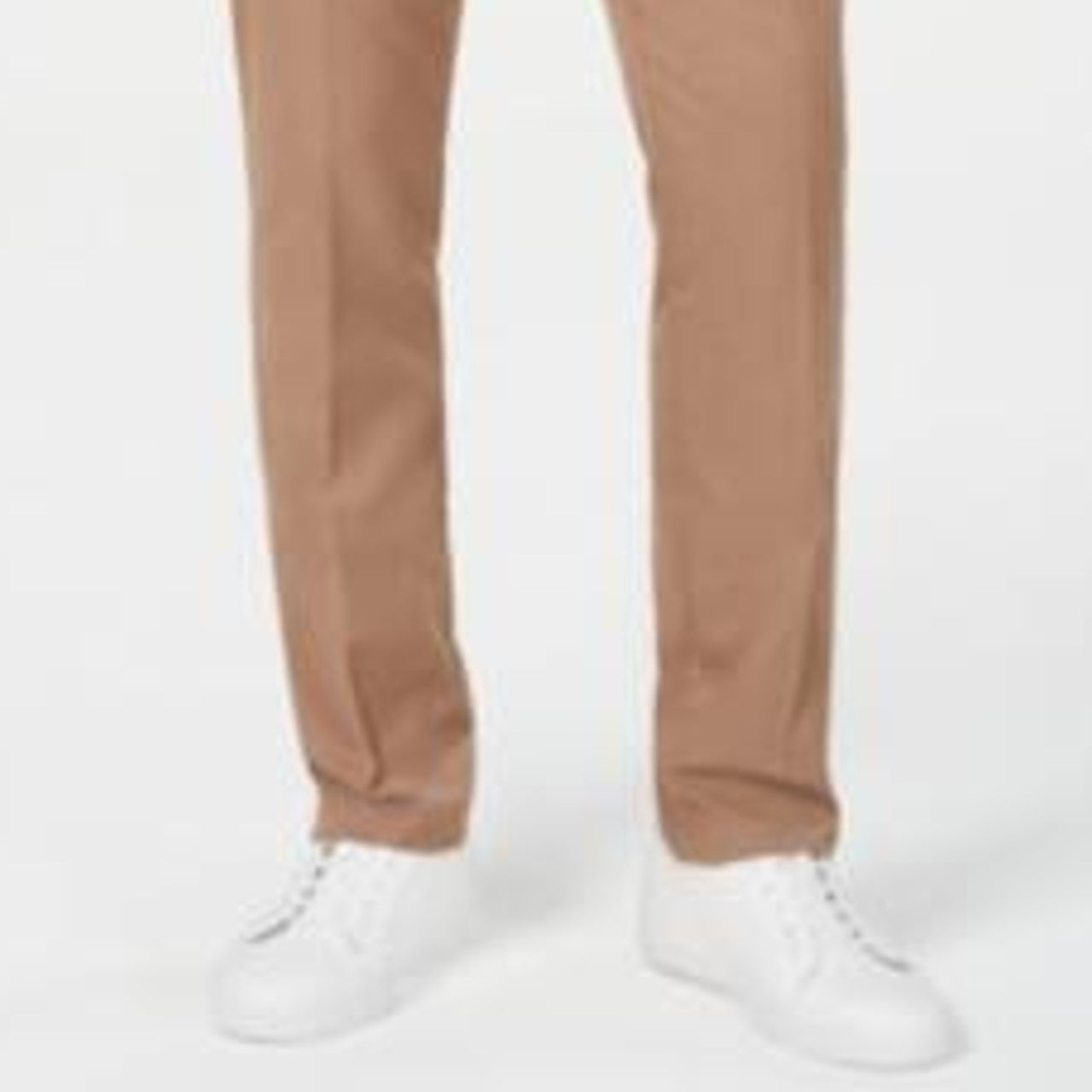 Calça elástica impermeável Alfani masculina, marrom, tamanho 36L x 30G