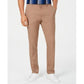 Calça elástica impermeável Alfani masculina, marrom, tamanho 36L x 30G