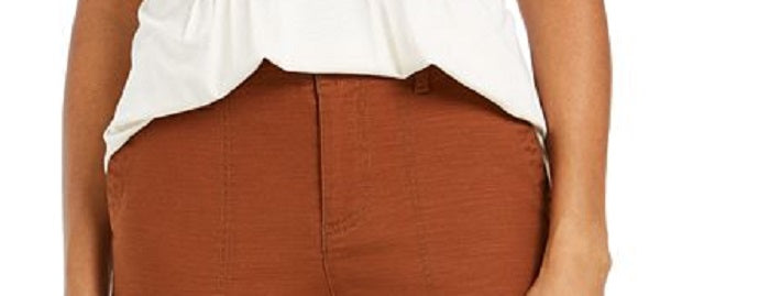 Bermuda feminina Style &amp; Co marrom tamanho 6