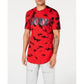 Camiseta masculina Tie Dye Plus da INC International Concepts vermelha/branca tamanho XXX-G