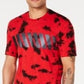 Camiseta masculina Tie Dye Plus da INC International Concepts vermelha/branca tamanho XXX-G