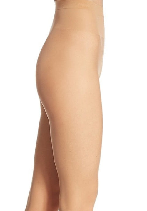 Meia-calça individual feminina Wolford marrom tamanho grande