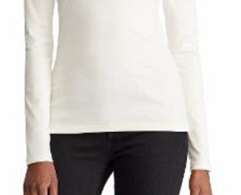 Blusa Ralph Lauren Feminina Manga Longa Branca Tamanho Grande