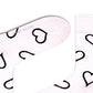 Meias femininas Love Sock Company de algodão orgânico supermacio sem costura, tamanho regular, brancas