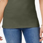 Camisola Planet Gold Junior Aveto Stretch Knit com alças ajustáveis, verde, tamanho extragrande