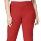Calça skinny Chelsea Tummy Control feminina Charter Club, vermelha, tamanho 14