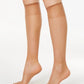 Hanes Silk Reflections Knee Hi Travel Buff Marrom Tamanho Único Feminino
