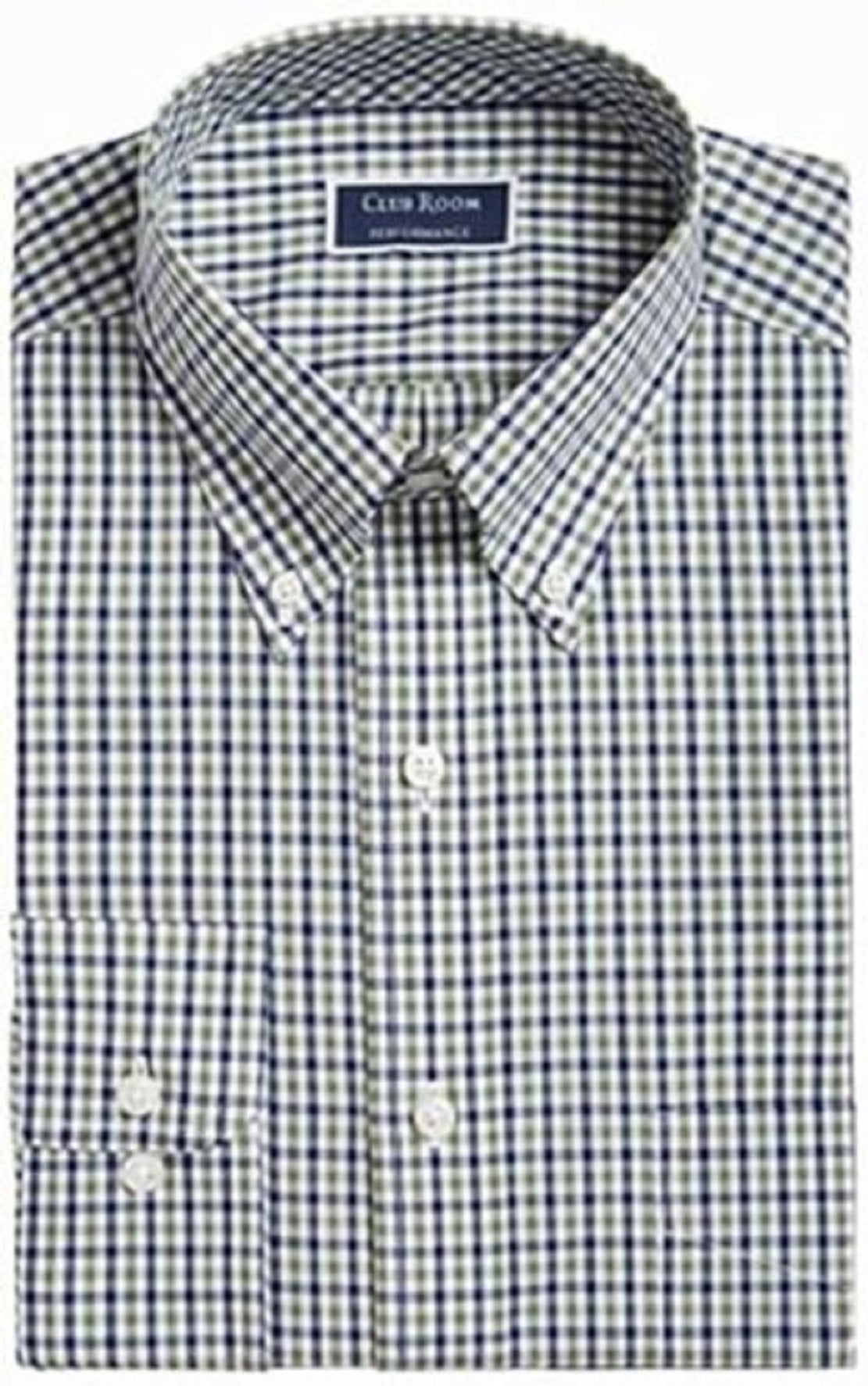 Camisa social masculina casual com botões, verde, tamanho 34-35