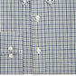 Camisa social masculina casual com botões, verde, tamanho 34-35