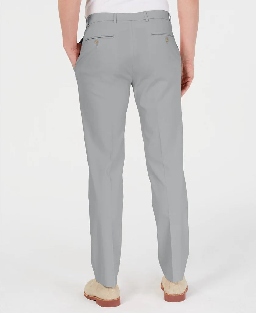 Calça Tommy Hilfiger Masculina Modern Fit Th Flex Stretch Comfort Solid Performance Cinza Tamanho 34W