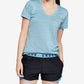 Under Armour Tech Twist Vneck Feminino Azul Tamanho Grande