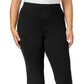 Calça de aquecimento feminina Karen Scott Plus, preta, tamanho 0X