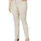 Calça Alfani Slim Fit Feminina Bege Tamanho -XL