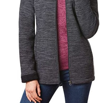 Suéter de lã feminino 32 Degrees cinza tamanho pequeno