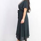 Vestido envelope feminino Alfani com bainha de lenço, verde, tamanho 10