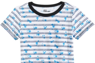 Epic Threads Toddler Boy's Splatter Stripe T-Shirt Color White Size 4T