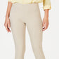 Calça Capri Chelsea Pull On Tummy Control Feminina Charter Club Bege Tamanho 14